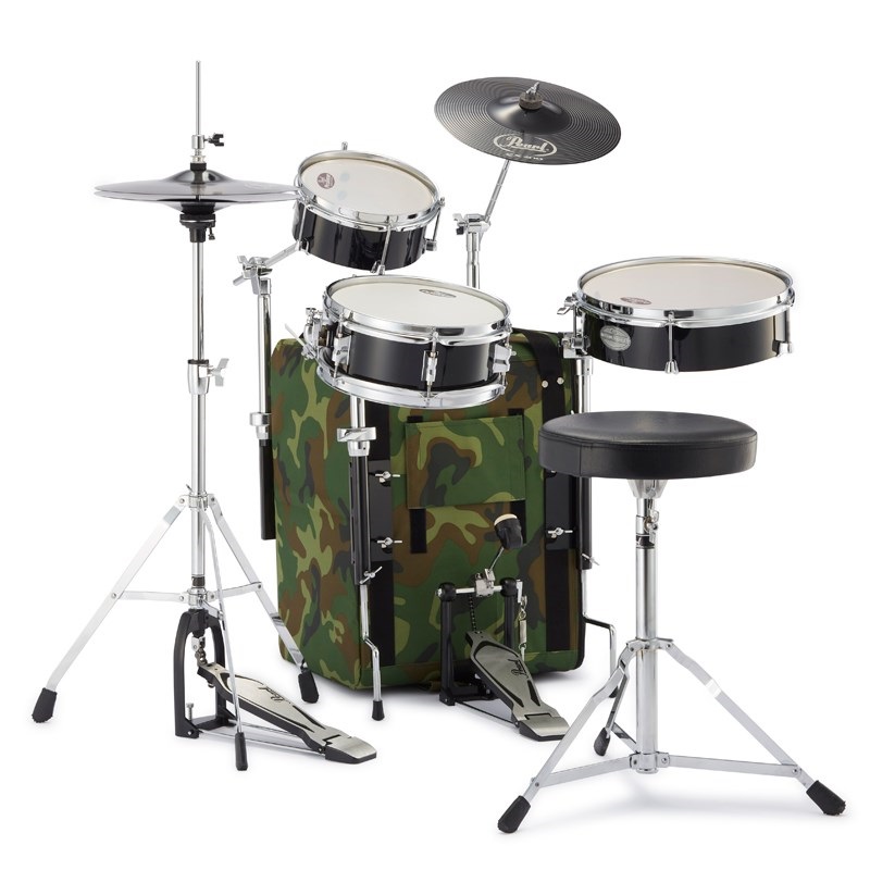 Pearl 【12月中旬発売予定】 RT-703/CN #CM [Rhythm Traveler Black Box Version.2 -  Camo]【Limited Edition】 ｜イケベ楽器店オンラインストア