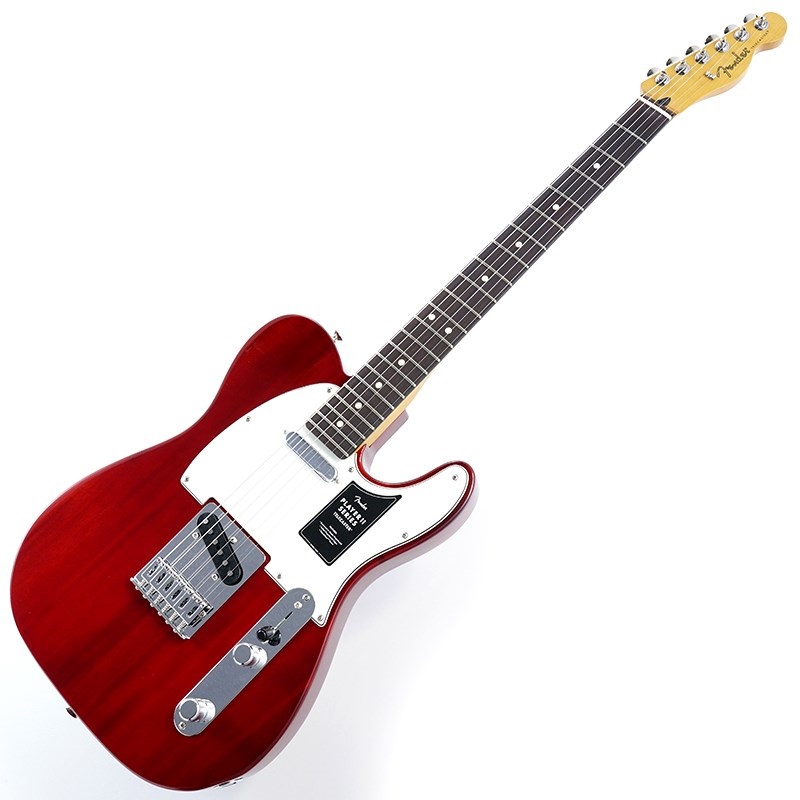 Fender MEX Player II Telecaster (Transparent Cherry/Rosewood) [Chambered Body] 画像1