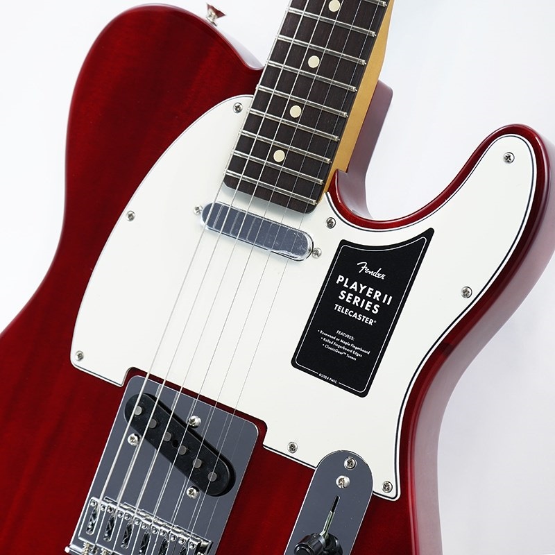 Fender MEX Player II Telecaster (Transparent Cherry/Rosewood) [Chambered Body] 画像3