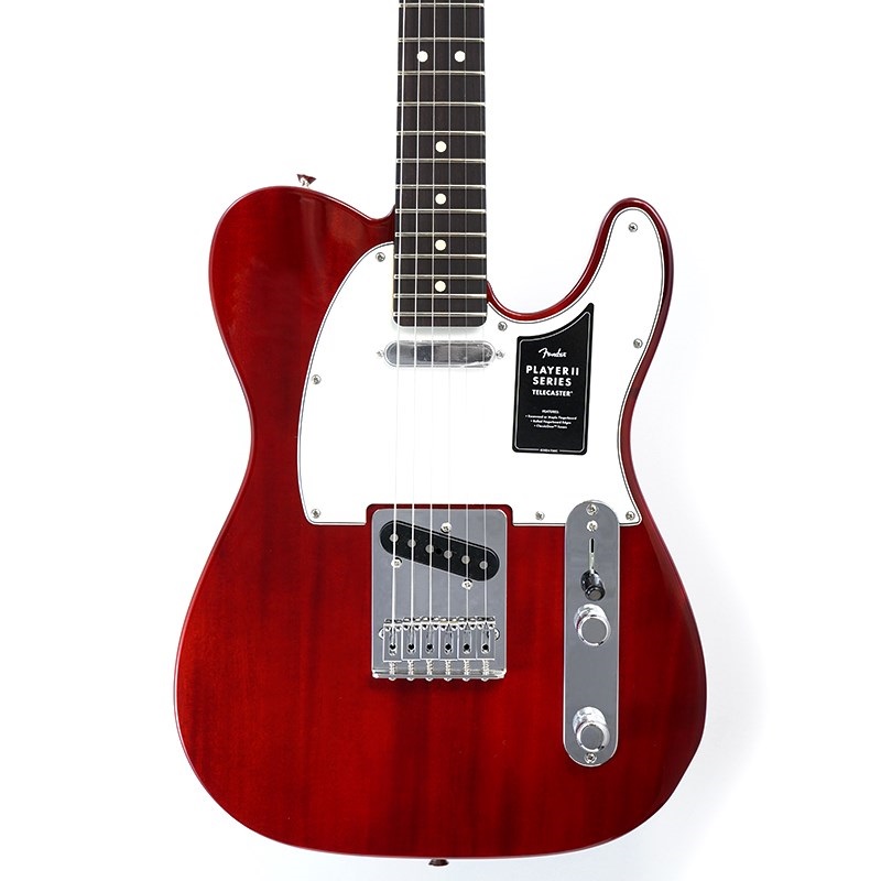 Fender MEX Player II Telecaster (Transparent Cherry/Rosewood) [Chambered Body] 画像9