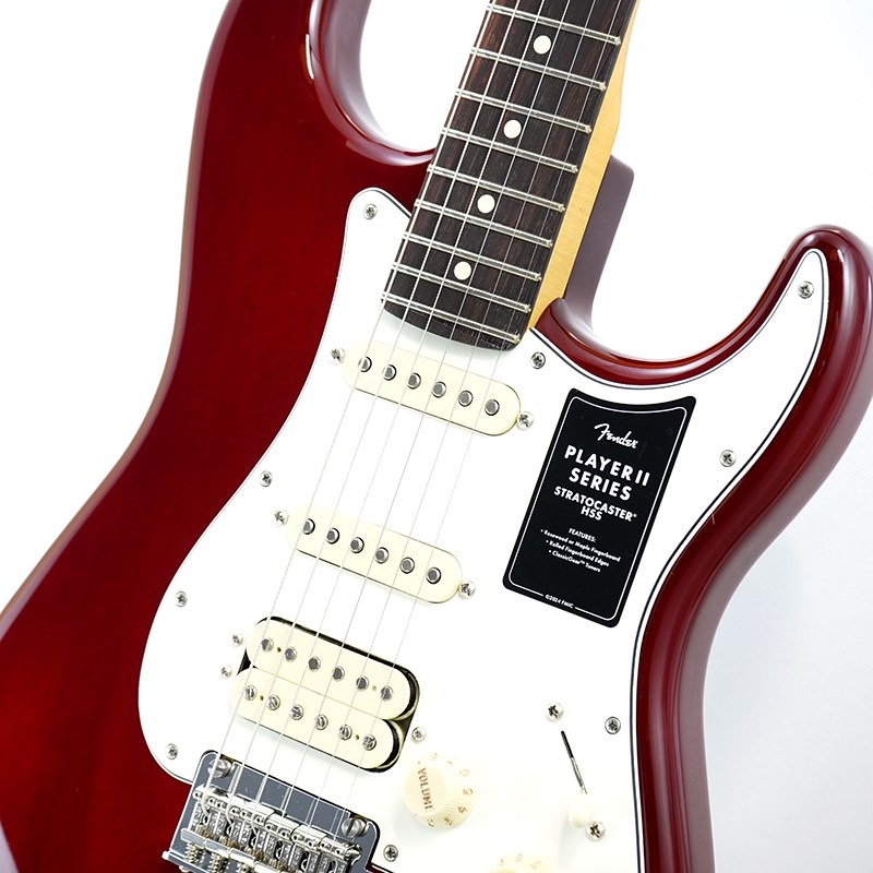 Fender MEX Player II Stratocaster HSS (Transparent Cherry Burst/Rosewood) [Chambered Body] 画像3