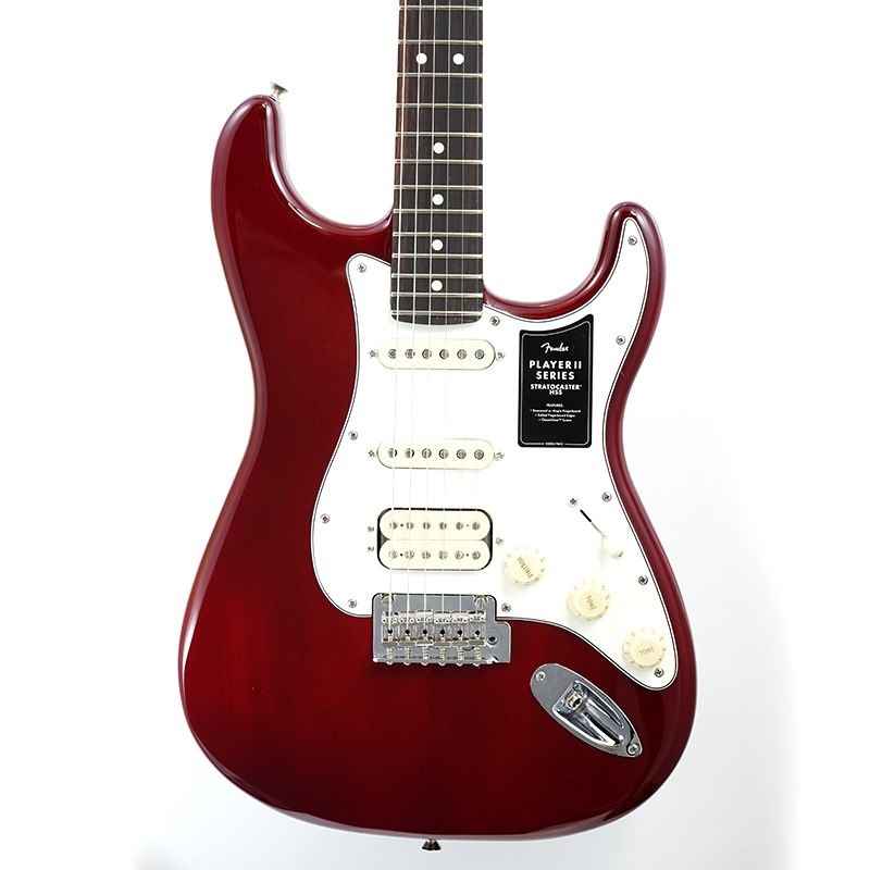 Fender MEX Player II Stratocaster HSS (Transparent Cherry Burst/Rosewood) [Chambered Body] 画像9