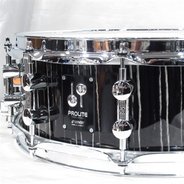 SONOR PL-1405SDW EBS [PROLITE Series Maple 14''×5'' / 2.3mm Power Hoop - エボニー・ホワイト・ストライプ]【旧価格特価品】 画像1
