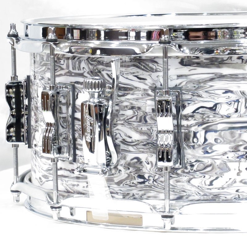 Ludwig 【2024年限定カラー/全世界85台限定】LS403XXWA [Classic Maple 14×6.5 Snare Drum - White Abalone Limited Edition -]【店頭展示特価品】 画像2