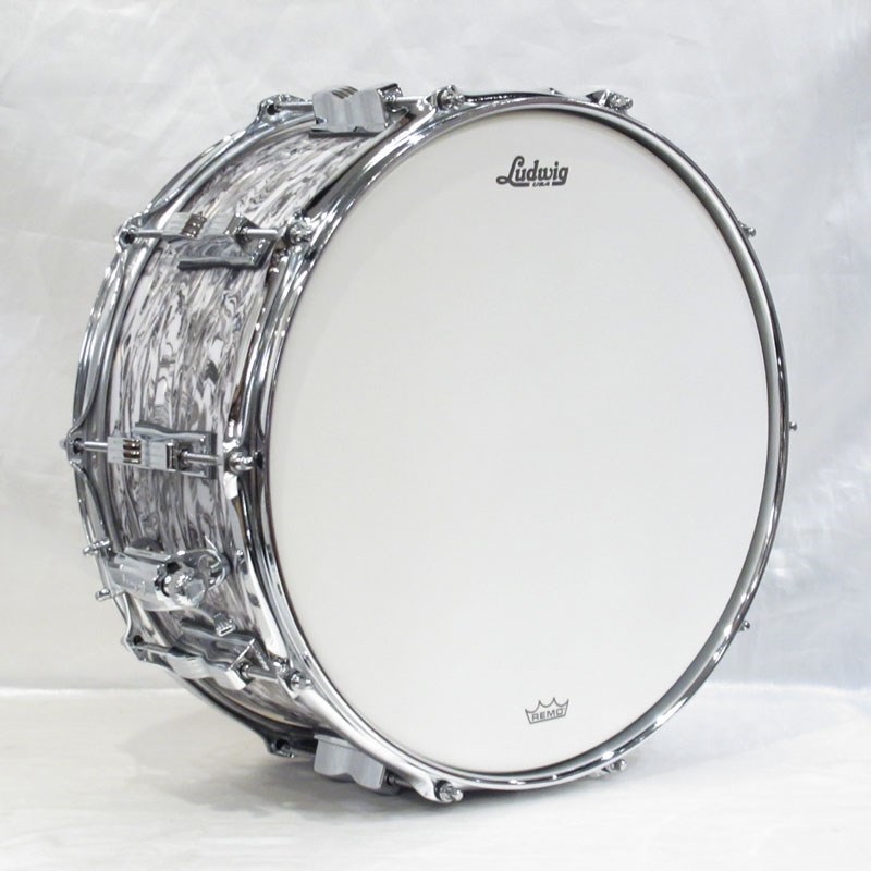 Ludwig 【2024年限定カラー/全世界85台限定】LS403XXWA [Classic Maple 14×6.5 Snare Drum - White Abalone Limited Edition -]【店頭展示特価品】 画像5