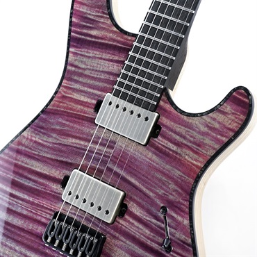 MAYONES MBC Regius BT 6 (4A Flame Maple Top / 5Ply Wenge Neck) 画像3
