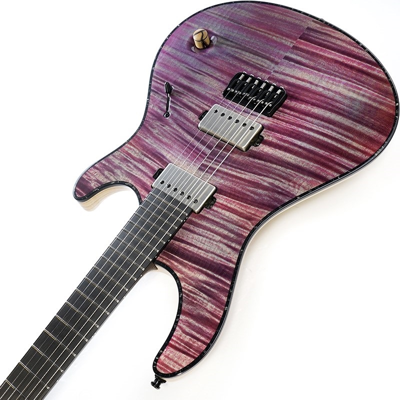 MAYONES MBC Regius BT 6 (4A Flame Maple Top / 5Ply Wenge Neck) 画像5