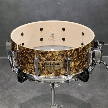 PORK PIE 8ply Maple Snare Drum 14×5 - Root Beer Pearl 【店頭展示特価品】  ｜イケベ楽器店オンラインストア