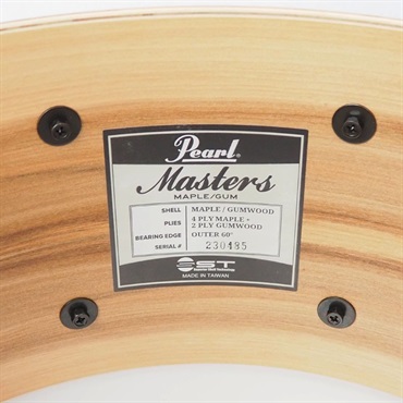 Pearl 【USED】MMGP1465S/C [Masters Maple Gum 14×6.5 Snare Drum #102 Natural Finish] 画像10