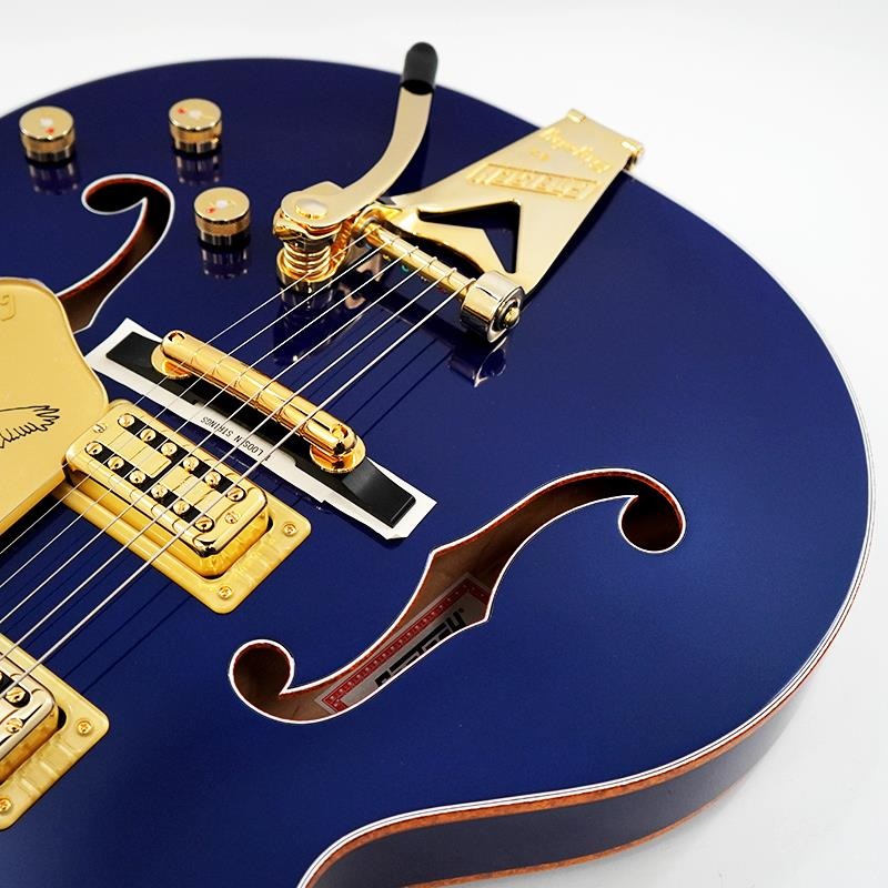 GRETSCH G6136TG Limited Edition Falcon with String-Thru Bigsby (Azure Metallic/Ebony)【特価】 画像10