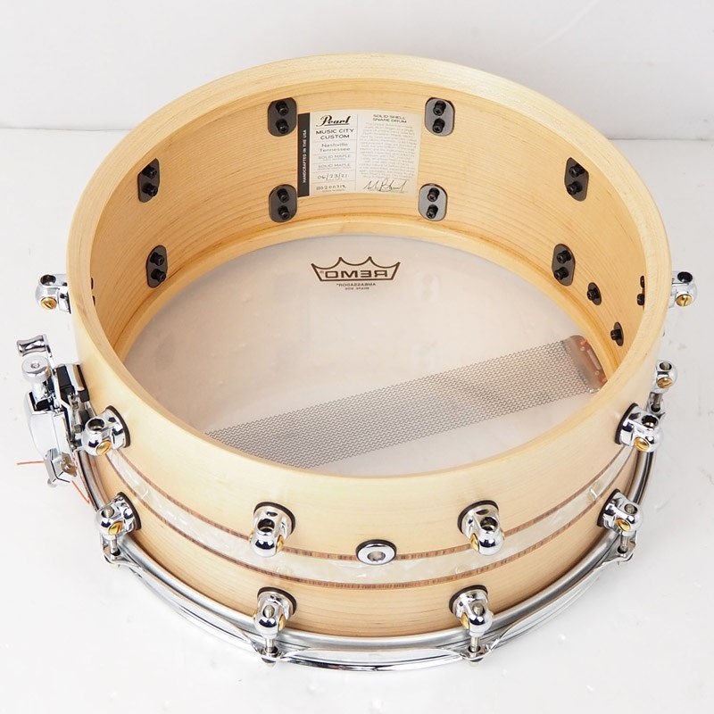 Pearl 【USED】MCCM1465S/C #1001 [Music City Custom USA Solid Shell Snare Drums，Maple 14×6.5] 画像8