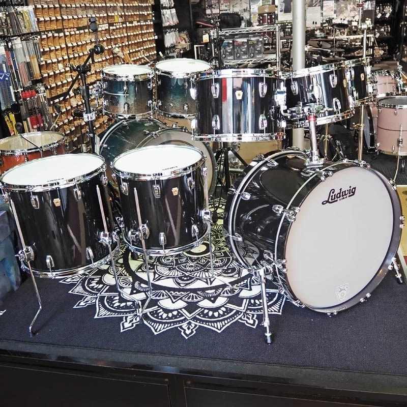 Ludwig Classic Maple 6pc Set -Sable Classic Coat- [Ludwig Roadshow Carter McLean Drum Clinic使用品/22BD・10TT・12TT・13TT・14FT・16FT]【店頭展示特価品】 画像1