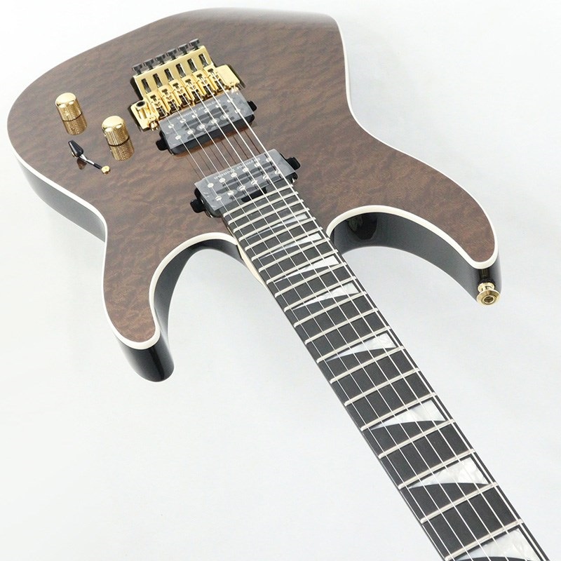 Jackson MJ Series Dinky DK Burl Mahogany (Dark Mocha/Ebony) 画像4