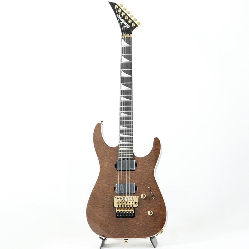 Jackson MJ Series Dinky DK FF Burl Mahogany (Dark Mocha/Ebony) 画像1