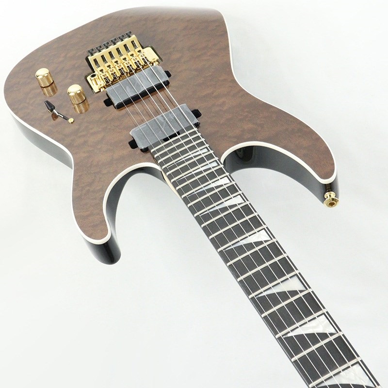 Jackson MJ Series Dinky DK FF Burl Mahogany (Dark Mocha/Ebony) 画像4