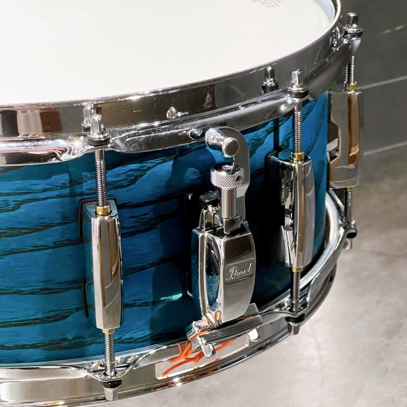 Pearl 【USED】 STS1455S/C #T26 [Session Studio Select 14×5.5 Snare Drum - Limited Color/Teal Blue Ash]【Pearlファクトリーツアー2024オーダー品】 画像1