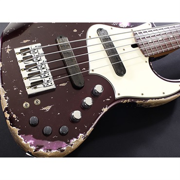 Xotic XJ-1T 5st (Black Cherry Metallic-MH/ALD/Roasted Neck-R) [Lacquer Heavy Aged] 画像3