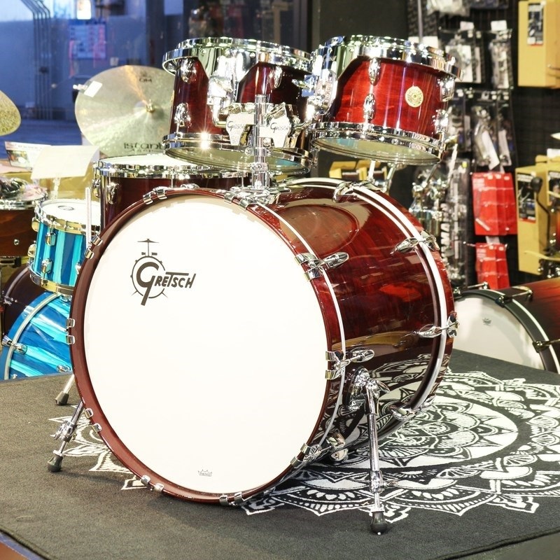 GRETSCH USA Custom 4pc Drum Kit [BD22，FT16、TT12、TT10] - Walnut Gloss- 【店頭展示特価品】 画像2