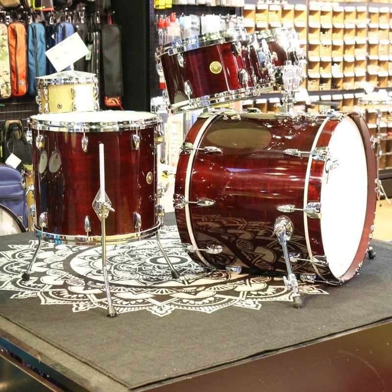 GRETSCH USA Custom 4pc Drum Kit [BD22，FT16、TT12、TT10] - Walnut Gloss- 【店頭展示特価品】 画像3