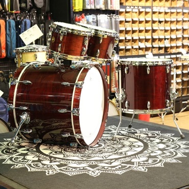 GRETSCH USA Custom 4pc Drum Kit [BD22，FT16、TT12、TT10] - Walnut Gloss- 【店頭展示特価品】 画像5