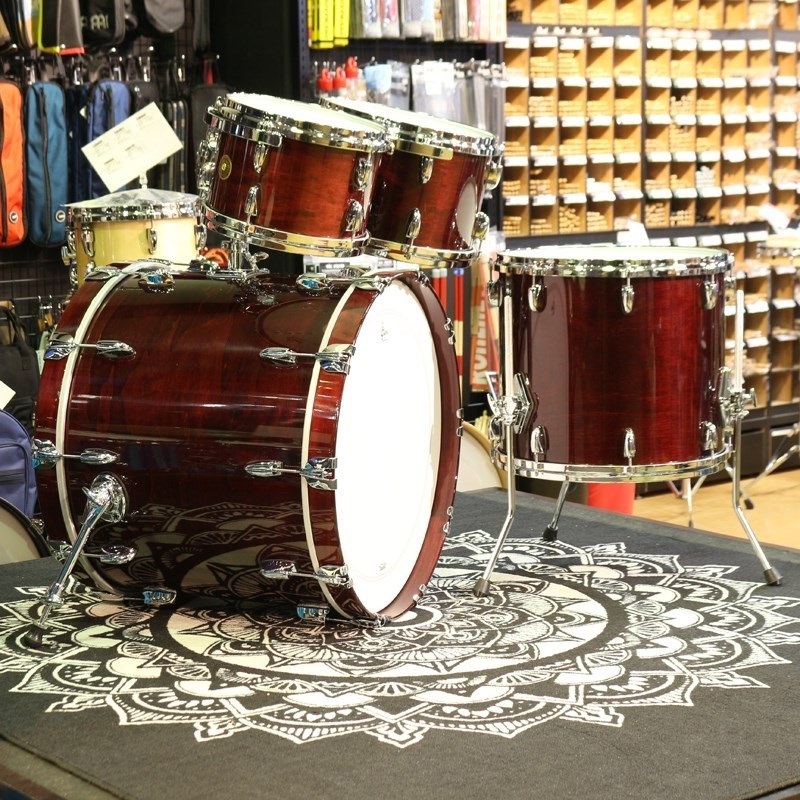 GRETSCH USA Custom 4pc Drum Kit [BD22，FT16、TT12、TT10] - Walnut Gloss- 【店頭展示特価品】 画像5