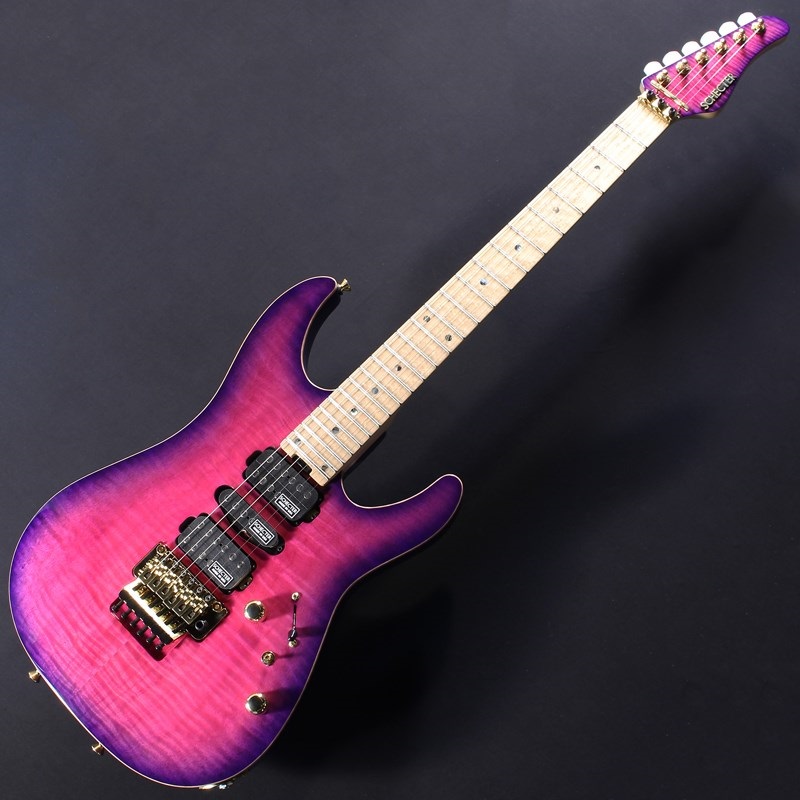 SCHECTER EX-5B-24-CTM-FRT (Pink Purple Burst/BM) #241201 画像1