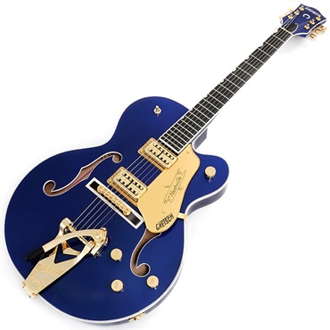 GRETSCH G6120TG Players Edition Nashville Hollow Body with String-Thru Bigsby and Gold Hardware (Azure Metallic) 画像1