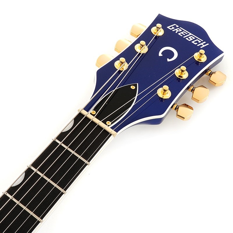 GRETSCH G6120TG Players Edition Nashville Hollow Body with String-Thru Bigsby and Gold Hardware (Azure Metallic) 画像6