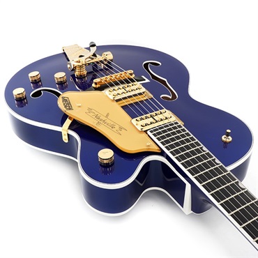 GRETSCH G6120TG Players Edition Nashville Hollow Body with String-Thru Bigsby and Gold Hardware (Azure Metallic) 画像8