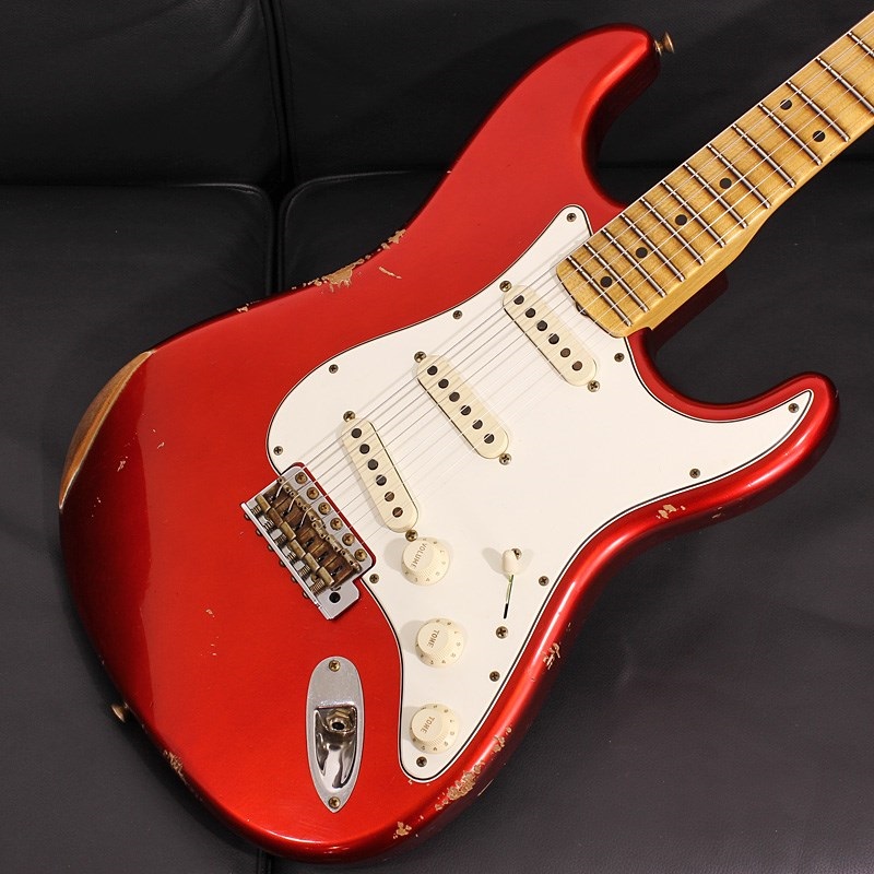 Fender Custom Shop 50's Stratocaster Relic Candy Apple Red SN. CZ581570 画像2