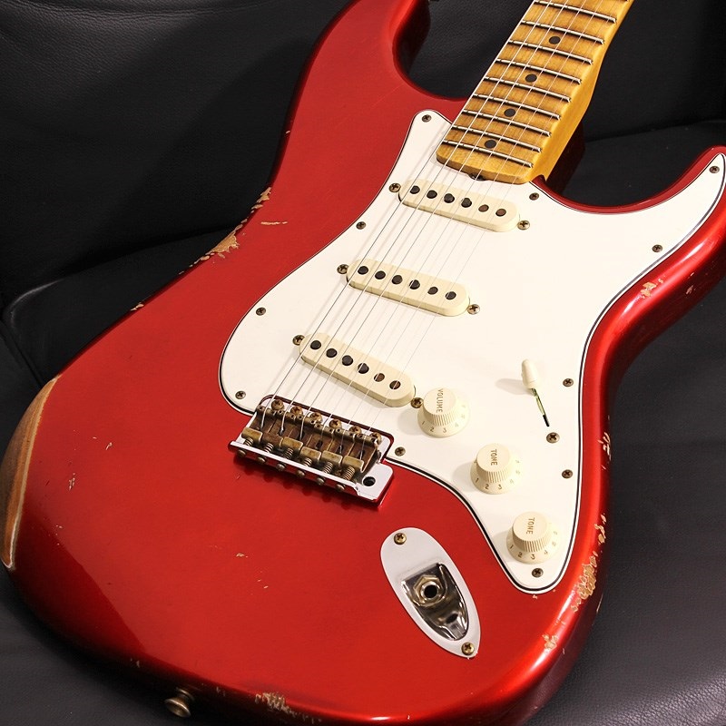 Fender Custom Shop 50's Stratocaster Relic Candy Apple Red SN. CZ581570 画像4