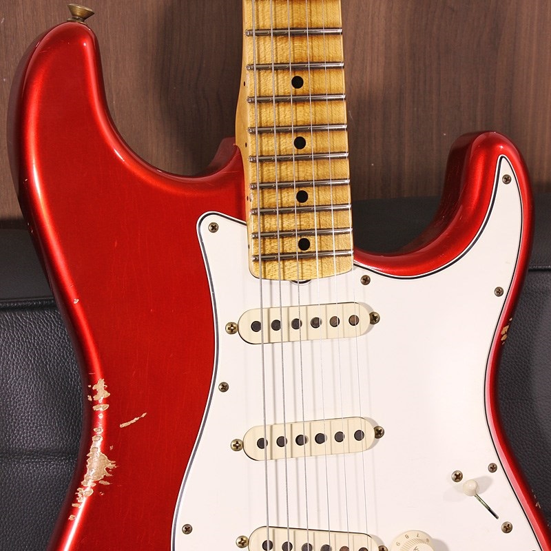 Fender Custom Shop 50's Stratocaster Relic Candy Apple Red SN. CZ581570 画像5