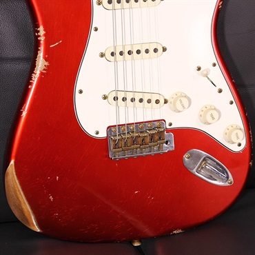 Fender Custom Shop 50's Stratocaster Relic Candy Apple Red SN. CZ581570 画像6