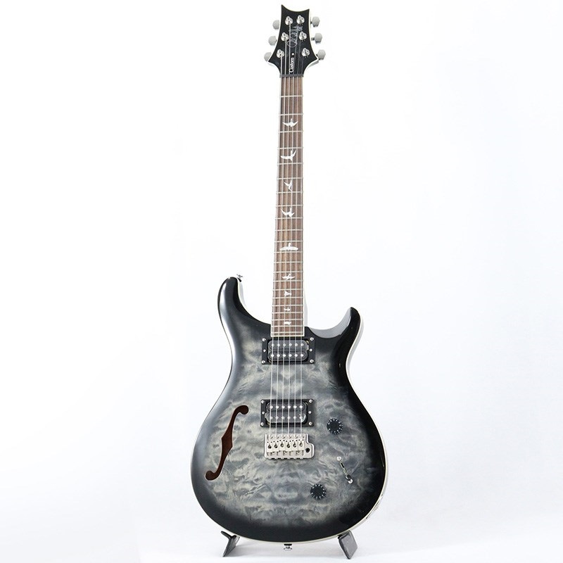 P.R.S. SE Custom 22 Semi-Hollow Quilt (Charcoal Burst) [SN.CTI F024517] 【特価】【2023年生産モデル】 画像1