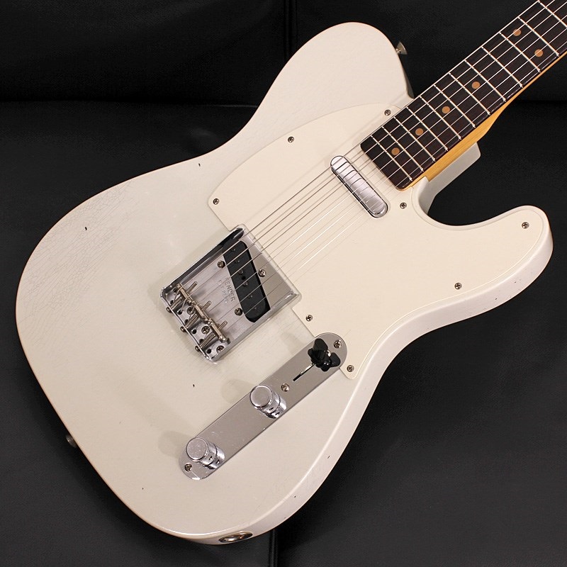 Fender Custom Shop 1959 Telecaster Journeyman Relic Aged Olympic White SN. R140246 画像2