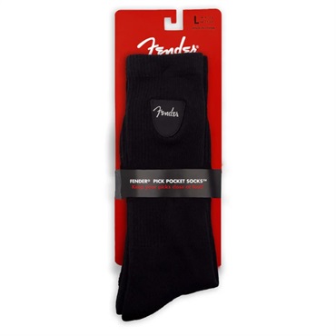 PERRI'S FGA302-001-L FENDER(R) PICK POCKET SOCKS BLACK (LARGE) 画像2