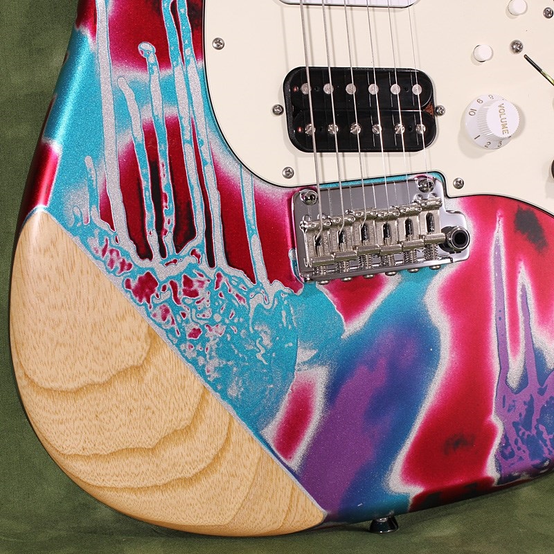 JAMES TYLER 【USED】Studio Elite HD Psychedelic Vomit Finish w/Bare Arm Ash Body SN.21237 画像6