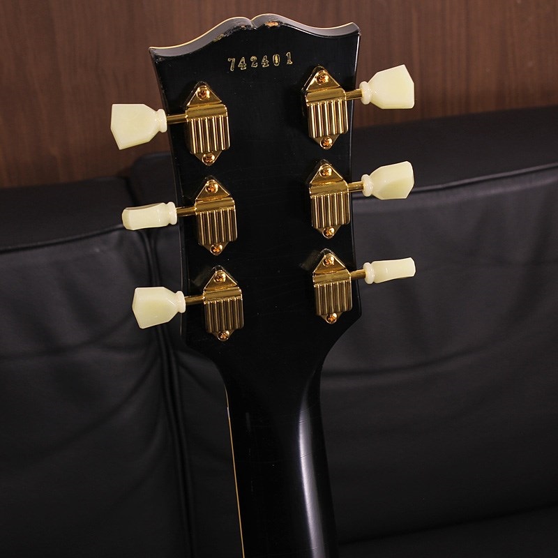 Gibson Murphy Lab 1957 Les Paul Custom Reissue 3-Pickup w/Bigsby Ebony Light Aged SN. 742401 画像10