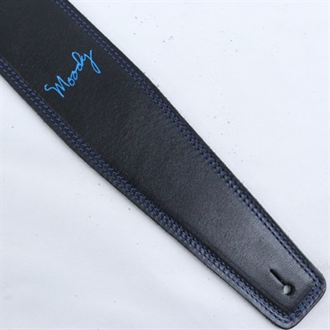 Moody Leather-Leather 2.5 STD [Black-Black w/Blue Stitch] 画像4