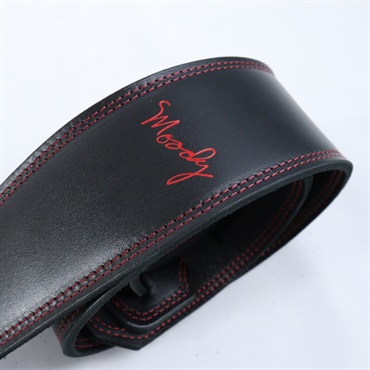 Moody Leather-Leather 2.5 STD [Black-Black w/Red Stitch] 画像1