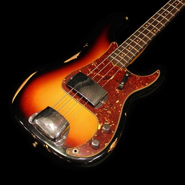 Fender Custom Shop 1964 Precision Bass (Bleached 3 Tone Sunburst / Relic) 画像1