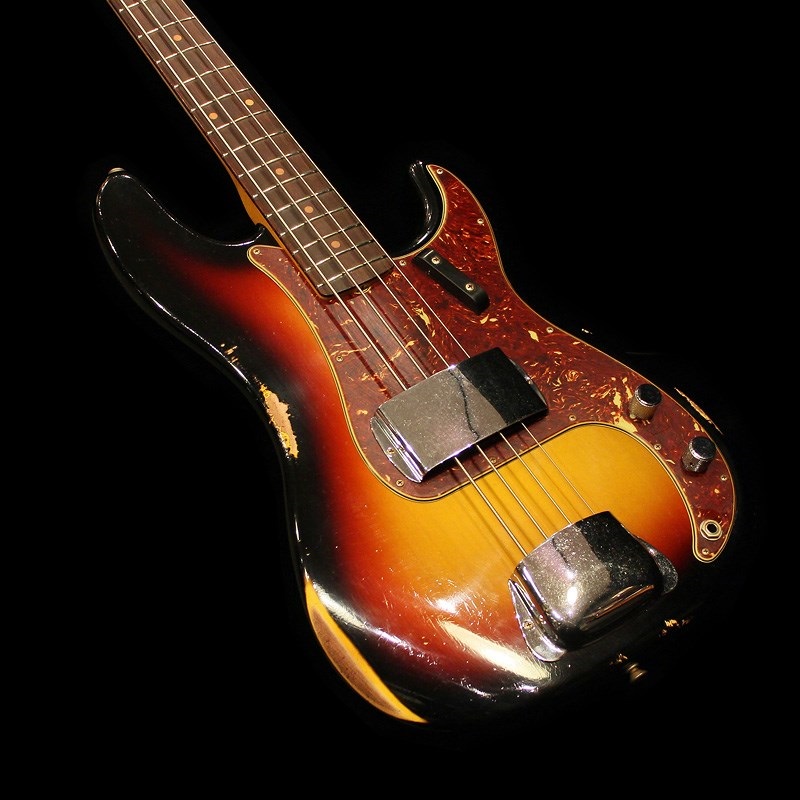 Fender Custom Shop 1964 Precision Bass (Bleached 3 Tone Sunburst / Relic) 画像5