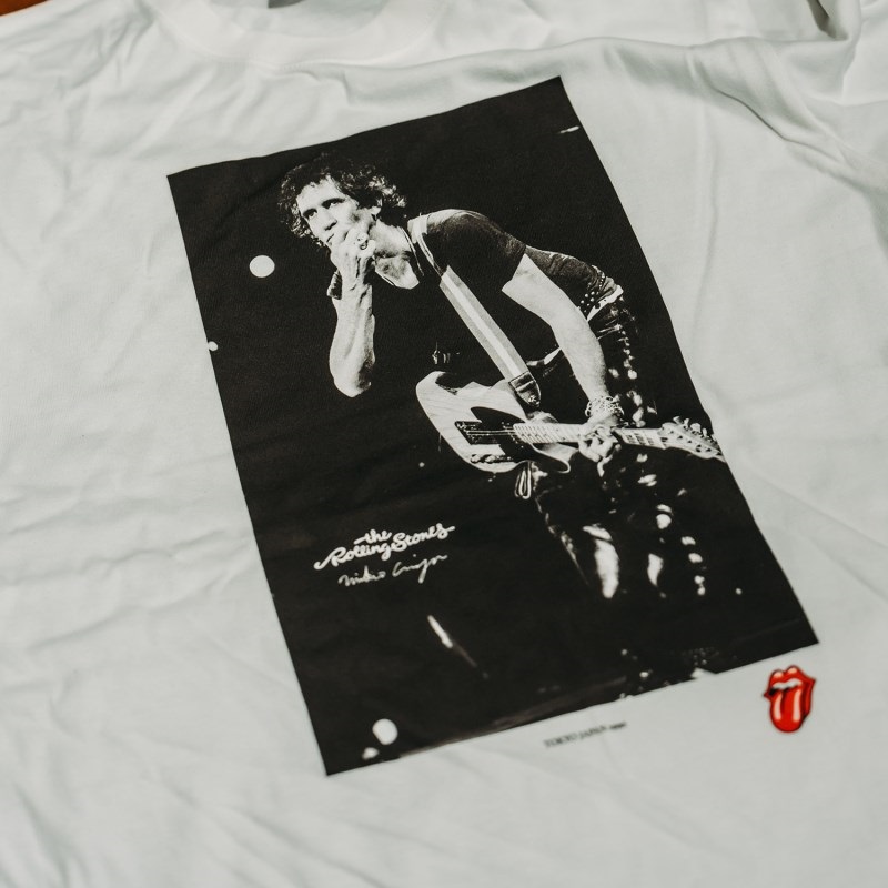 Ikebe Original Keith Photo by Mikio Ariga Tokyo Japan 1990 S/S Tee White-S 画像4