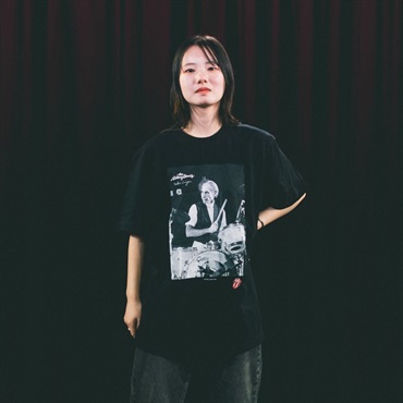 Ikebe Original Charlie Photo by Mikio Ariga Tokyo Japan 1990 S/S Tee Black-L 画像1