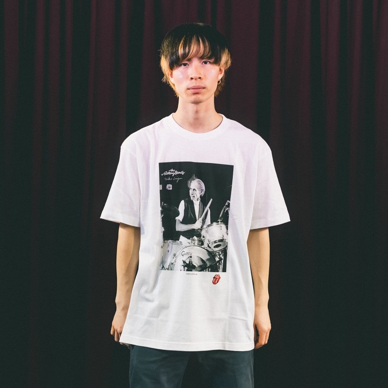 Ikebe Original Charlie Photo by Mikio Ariga Tokyo Japan 1990 S/S Tee White-M 画像1