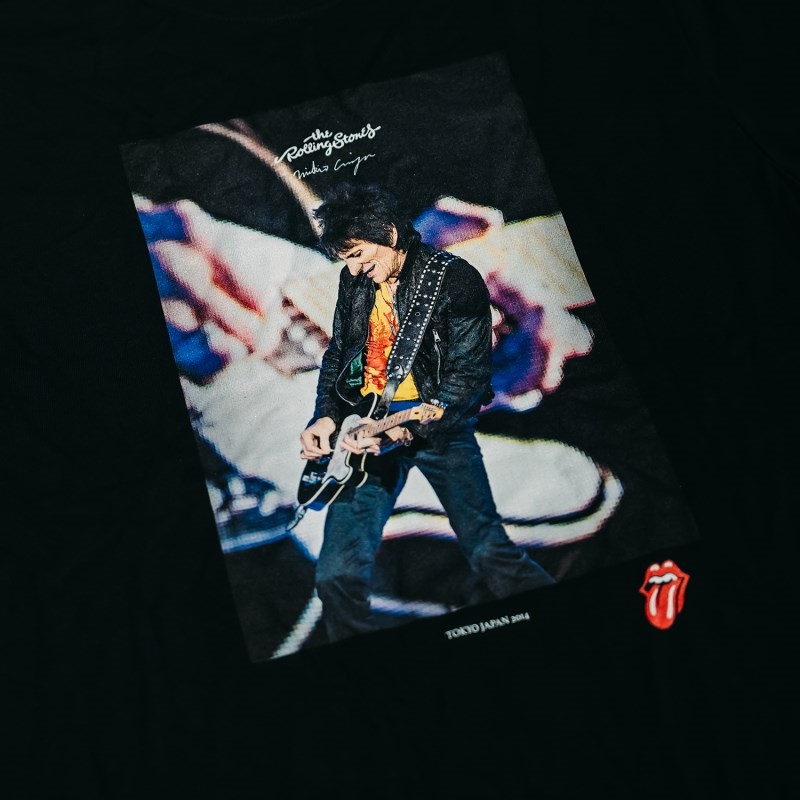 Ikebe Original Ronnie Photo by Mikio Ariga Tokyo Japan 2014 S/S Tee Black-XL 画像4