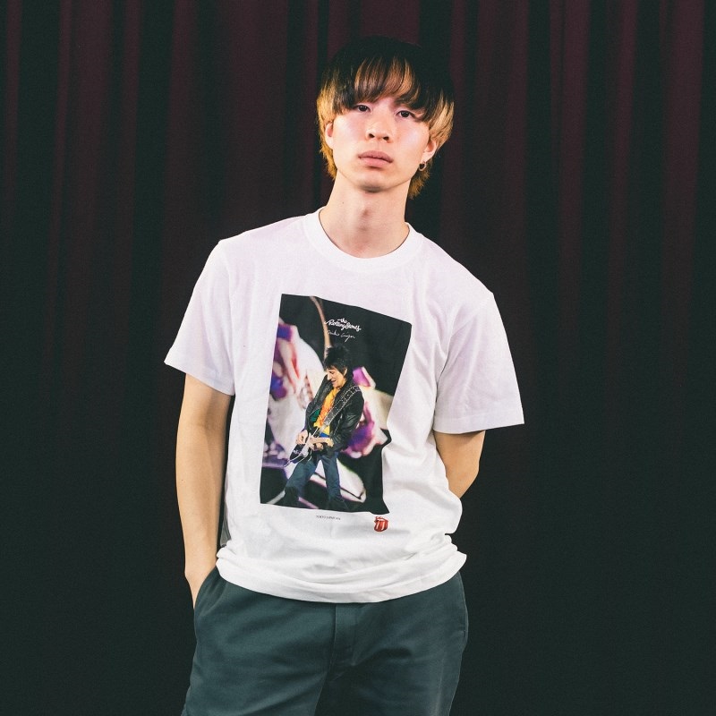 Ikebe Original Ronnie Photo by Mikio Ariga Tokyo Japan 2014 S/S Tee White-S 画像1