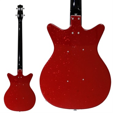 Danelectro 59DC LONGSCALE BASS METALFLAKE RED [2025JAPAN LIMITED] 画像1