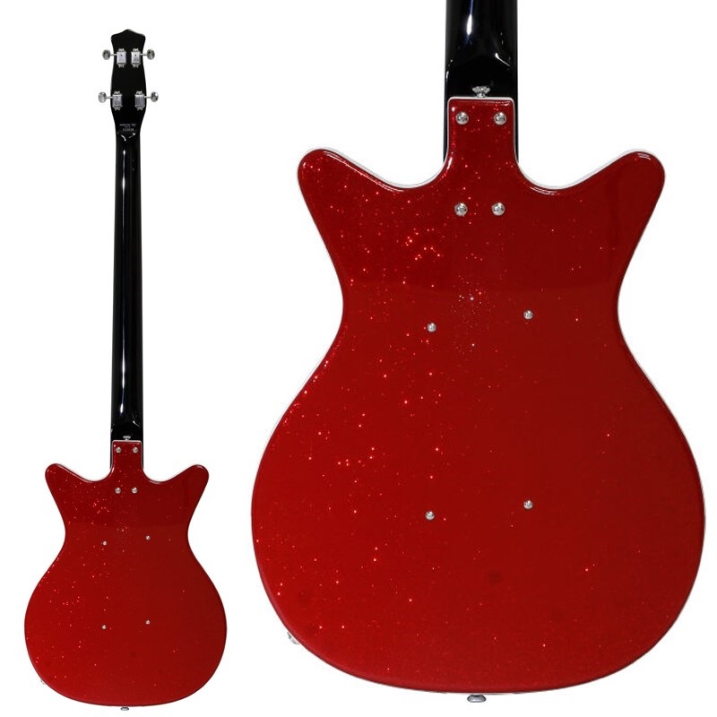 Danelectro 59DC LONGSCALE BASS METALFLAKE RED [2025JAPAN LIMITED] 画像1