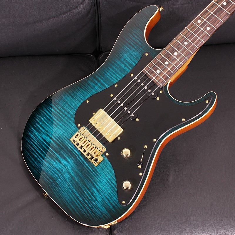 Suhr Guitars Standard Flame Maple Top Trans Teal Burst SN. 83124 画像2